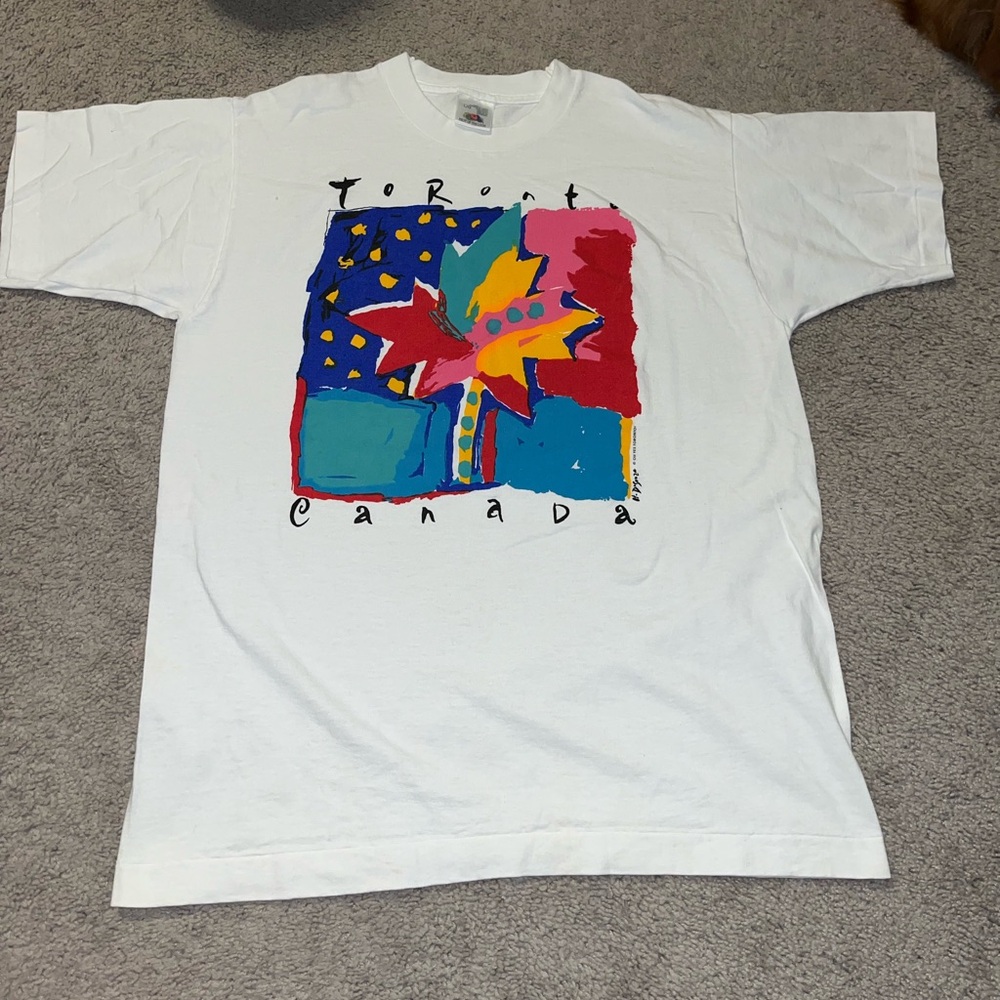 White Fruit Of the Loom L tshirt
